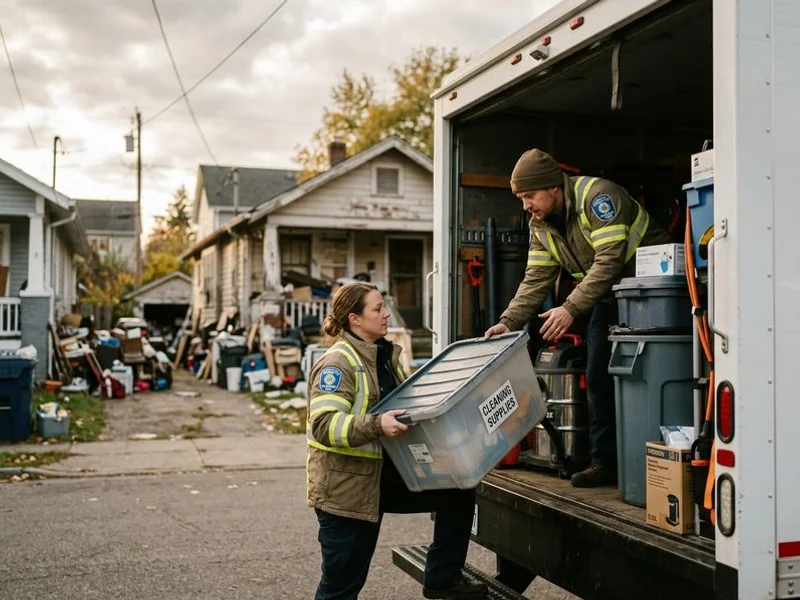 Emergency Hoarding Services project 1